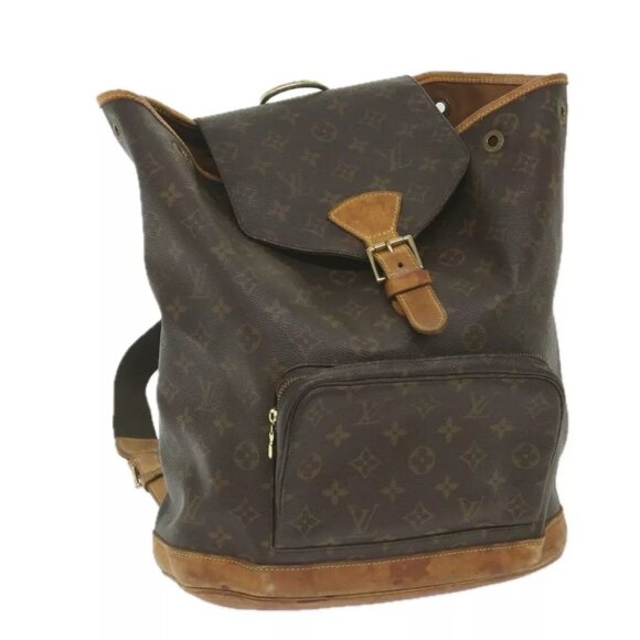 LOUIS VUITTON Monogram Montsouris GM Backpack - Picture 1 of 12